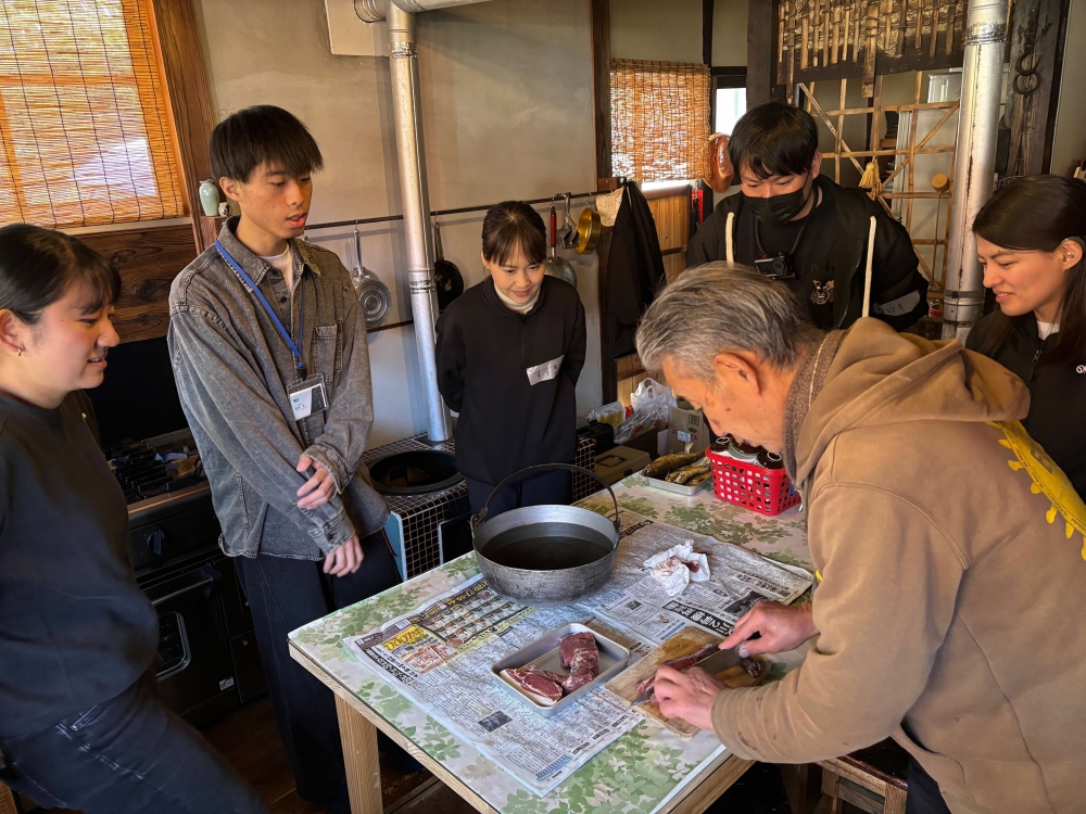 いわみ留学生交流会（いわみ地域を知る研修会）in「農家民泊　三國屋」part2